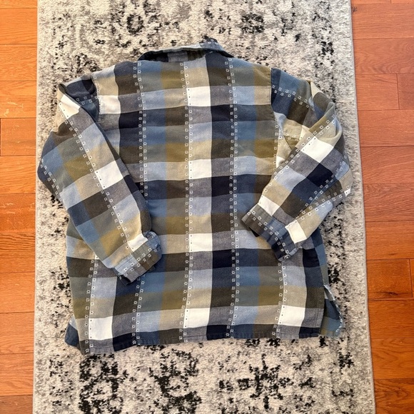 Vintage Granny Core Floral Embroidered Flannel Style Shirt - Women’s Size M - Picture 2 of 5
